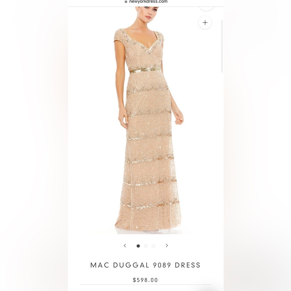 Mac duggal dress nwt